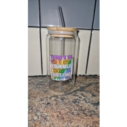 Sarcastic Quote Glass Tumblers