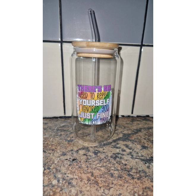 product Image for Sarcastic Quote Glass Tumblers
