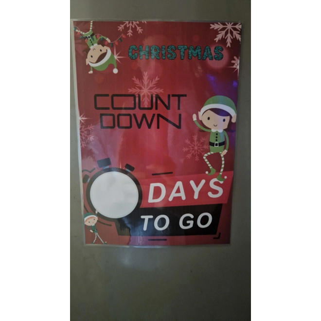 Additional Image for Magnetic Countdown to Christmas