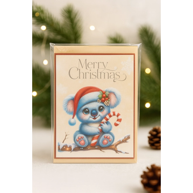 Additional Image for Mini Christmas Card 12 pack with envelopes