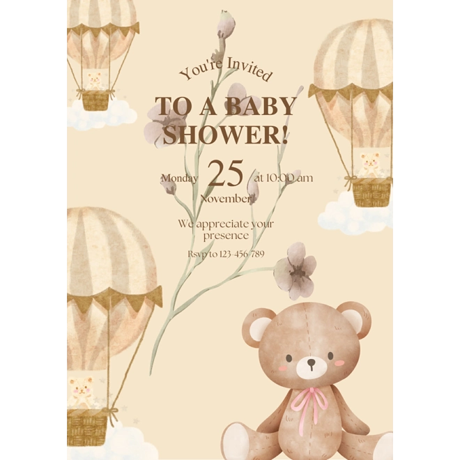 Additional Image for Baby Shower Invitations