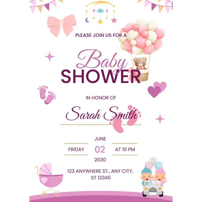 Additional Image for Baby Shower Invitations