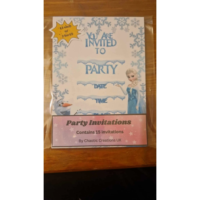 product Image for Frozen Party Invitations