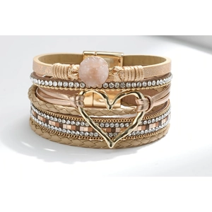 Golden bangle bracelet