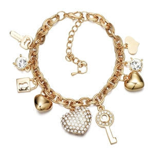 Charm bracelet/golden tone