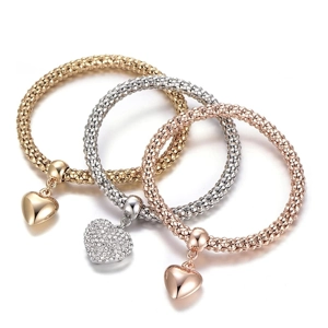 3 bracelets in different tones