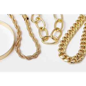 4 Golden Colored bracelets