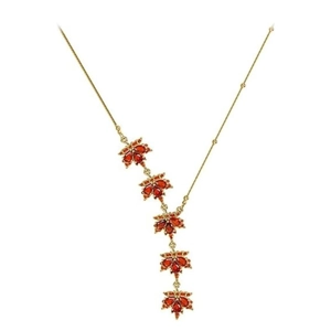 Women’s Fall leaves necklace
