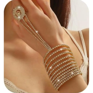 Ring bracelet/gold tone