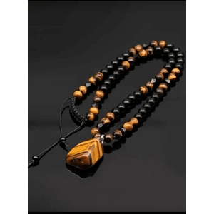 Men’s stone necklace