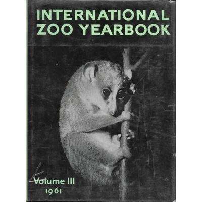 1961 International Zoo Yearbook Volume 3 edited by Caroline Jarvis & Desmond Morris