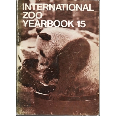 1975 International Zoo Yearbook Volume 15 edited by Nicole..