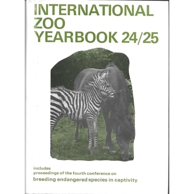 1986 International Zoo Yearbook Volume 24/25 edited by P.J.S. Olney, P. Ellis, & Benedicte Sommerfel