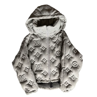 LV PUFFER COAT GREY