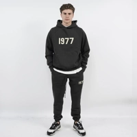 FEAR OF GOD ESSENTIALS 1977 IRON BLACK FULL SET
