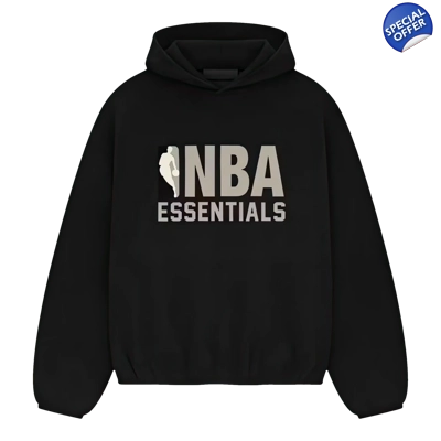 FEAR OF GOD ESSENTIALS NBA BLACK GREY FULL SET
