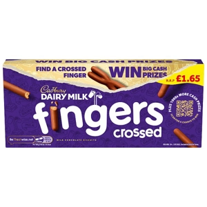 Cadbury Dairy Milk Fingers Milk Chocolate Biscuits 114g