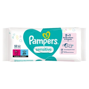 Pampers Sensitive Baby Wipes x 52