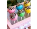 Custom color cakepops /cake sicles