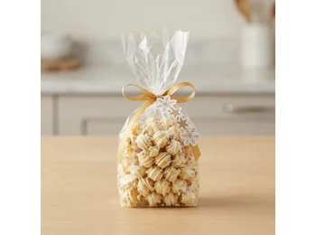 White Chocolate gourmet popcron