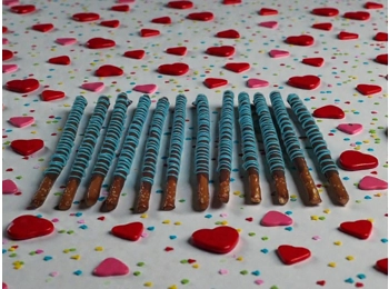 Custom color Pretzel rods