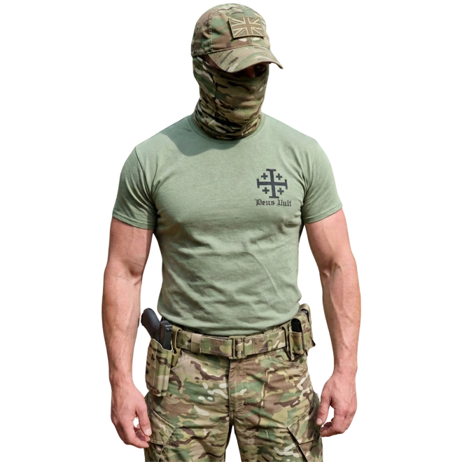 product Image for Deus Vult In The Name Of The Gun T Shirt