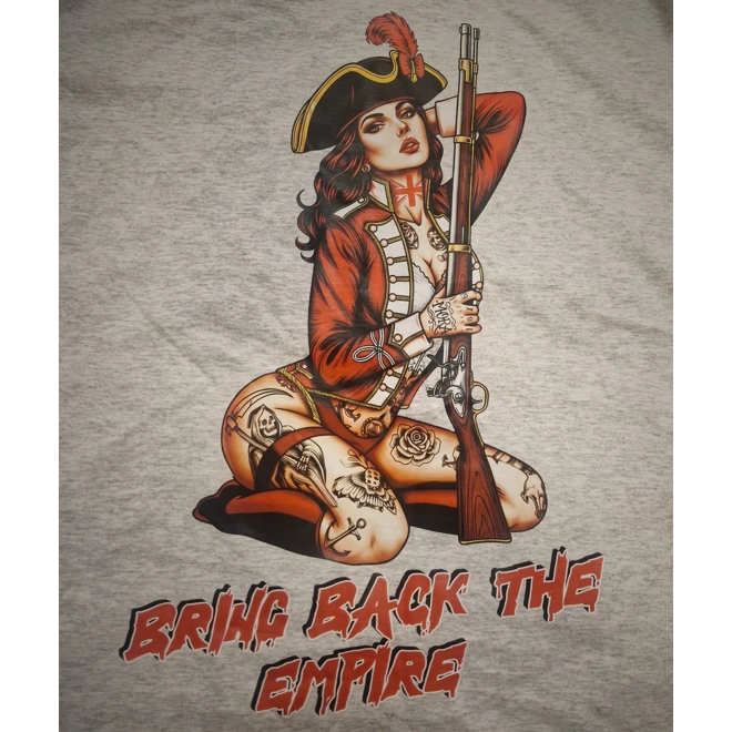 Additional Image for Redcoat Empire Girl T-Shirt + Random Flag