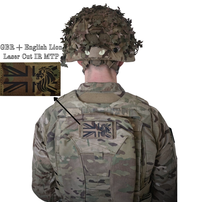 Additional Image for IR GBR UNION JACK Patch - Lion, Dragon, Clover, Thistle Styles