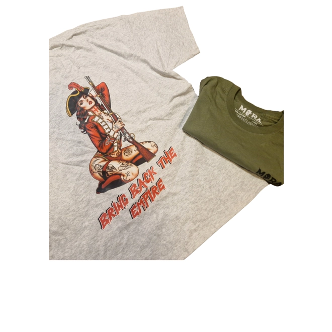 Additional Image for Redcoat Empire Girl T-Shirt + Random Flag