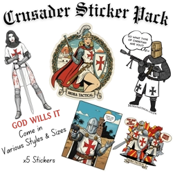 Crusader Sticker Pack