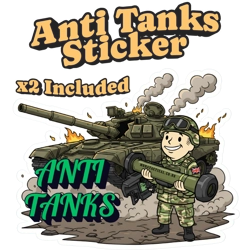 Anti Tanks Sticker