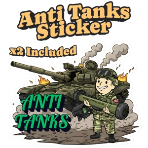 Anti Tanks Sticker