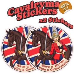 Ride a Cavalryman Stickers