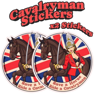 Ride a Cavalryman Stickers