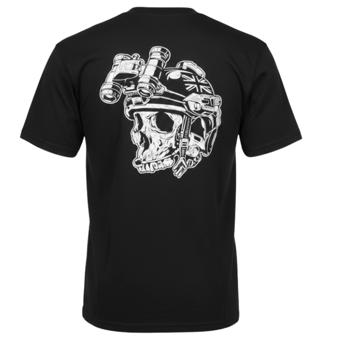 Additional Image for Operator Skull T Shirt