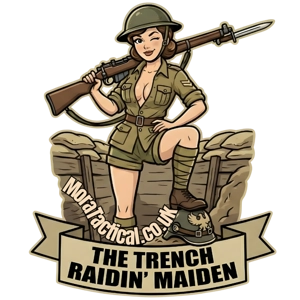 Trench Raidin Maiden Sticker