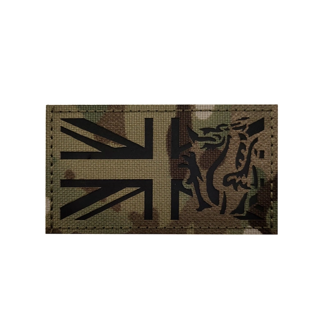 Additional Image for IR GBR UNION JACK Patch - Lion, Dragon, Clover, Thistle Styles