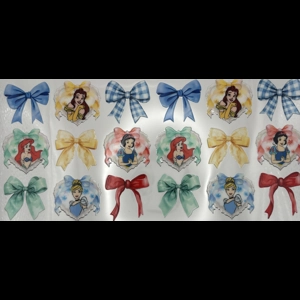 DISNEY PRINCESSES & BOWS WRAP 16oz