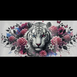 BLUE & PINK EYED TIGER WRAP 16oz