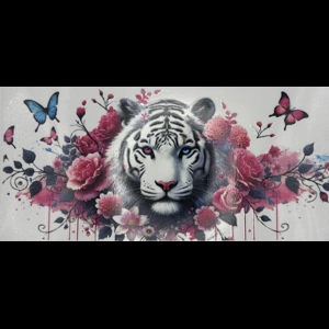 BLUE & PINK EYED TIGER WRAP 16oz