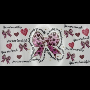 PINK MOTIVATIONAL WRAP 16oz