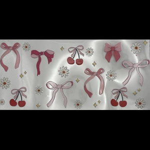 BOWS & CHERRY WRAP 16oz