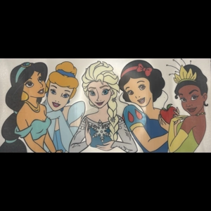 DISNEY PRINCESSESS WRAP 16oz