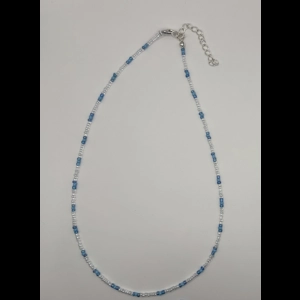 Blue & Pearl Necklace