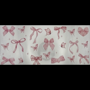 PINK BOW WRAP 16oz