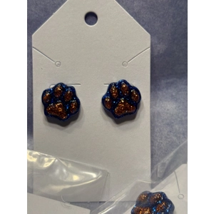 Blue and orange Pawprint Blue and orange Pawprint