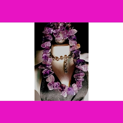 6.75" Amethyst Bracelet