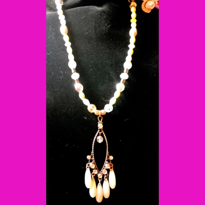 17" Alabaster/Rhinestone