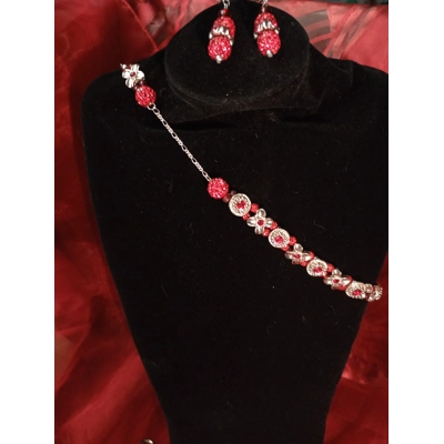 16" Stunning Red Choker