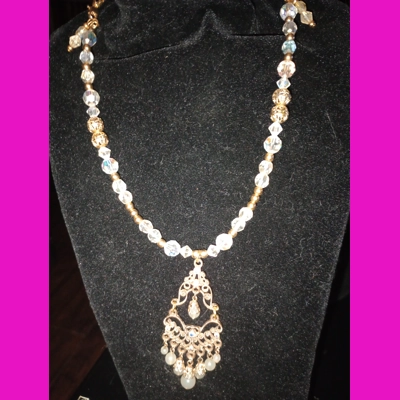 16" Gold Back Necklace